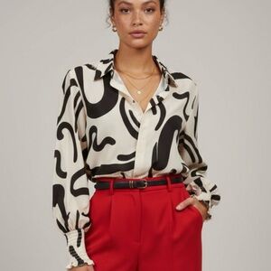 Abstract Design Blouse